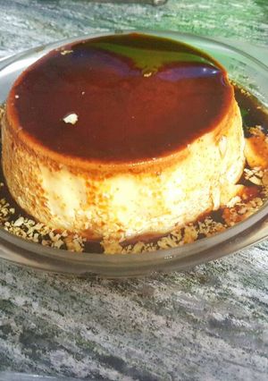 Una foto de Flan de huevo