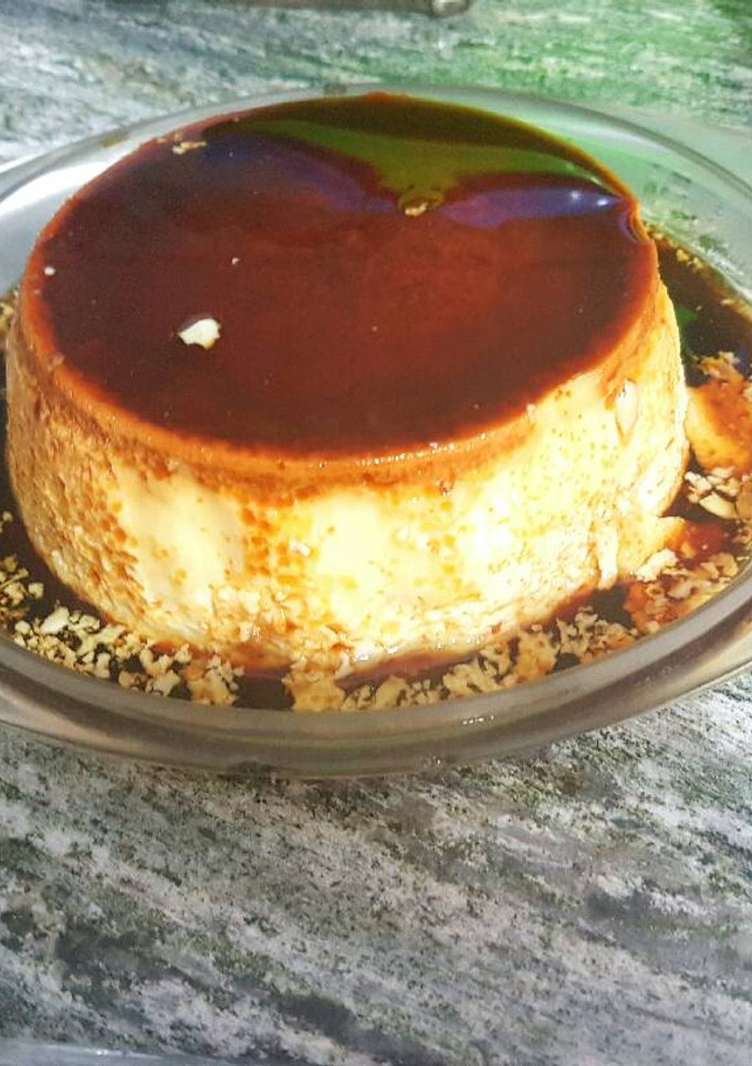 Una foto de Flan de huevo