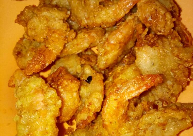 Resep Udang goreng lapis oatmeal, Bisa Manjain Lidah