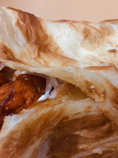 A picture of Chilli Paneer Roll.