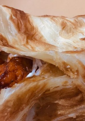 A picture of Chilli Paneer Roll.