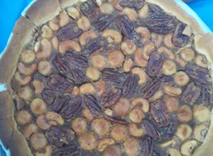 Une photo de Tarte aux 3 noix : pécan, cajou, macadamia