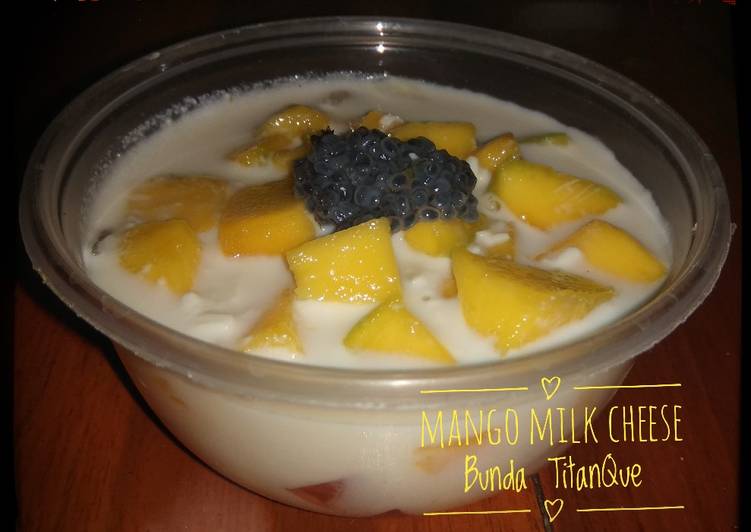 Bagaimana Membuat Mango Milk Cheese, Menggugah Selera