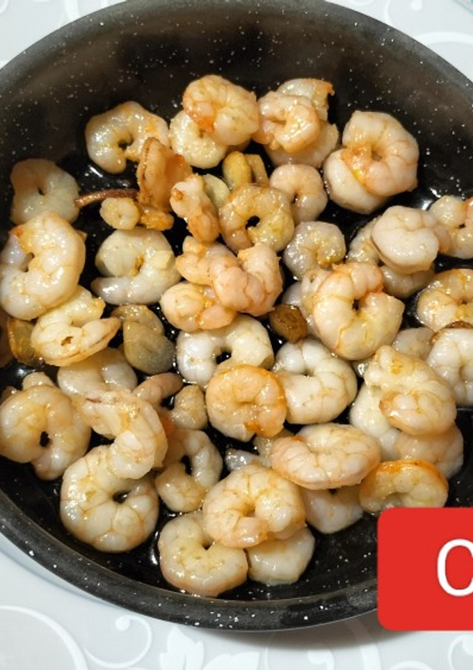 Una foto de Gambas al ajillo