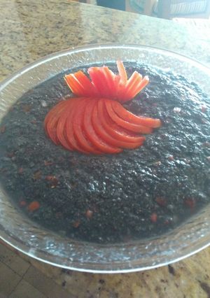 Una foto de Ceviche negro