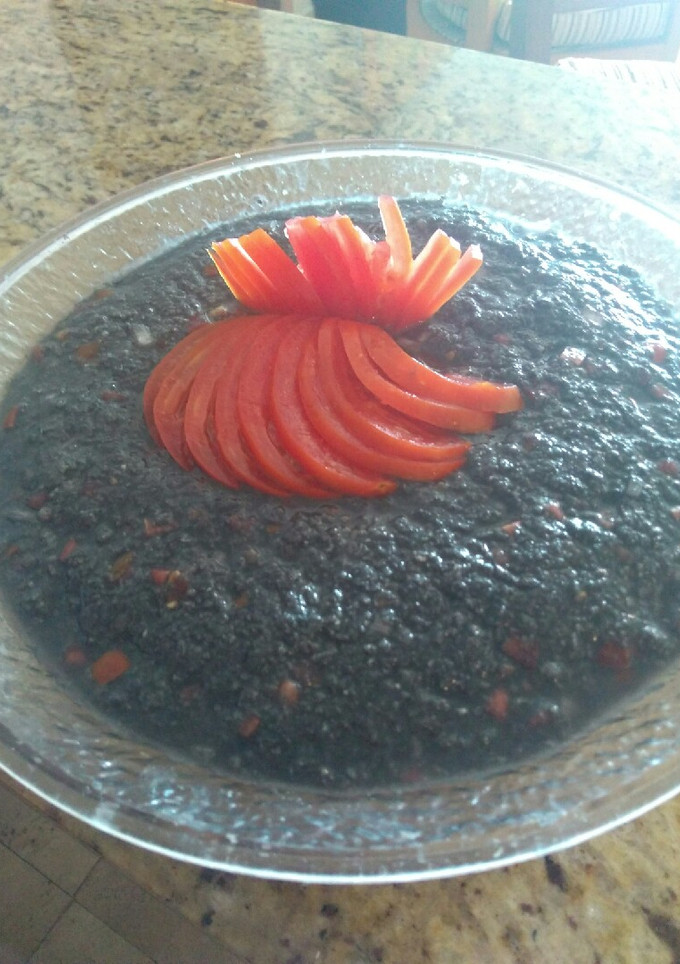 Una foto de Ceviche negro