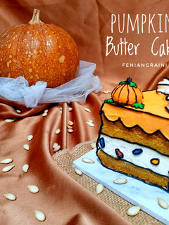 Foto resep Pumpkin Butter Cake - Comic Cake