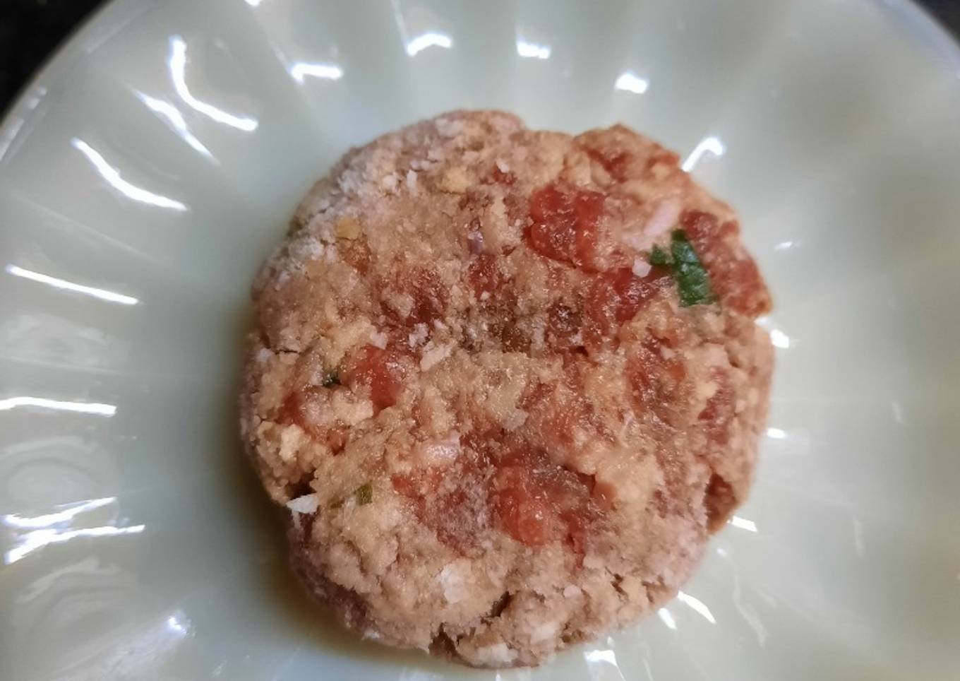 Mini hamburguesas de carne para brusquetas