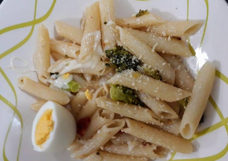 Macarrão Penne Alho E óleo Com Brócolis Receita Por Izabel