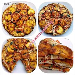 A picture of Plantain frittata.