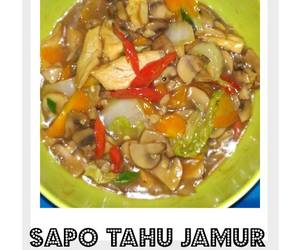 Cara Memasak Cepat Sapo Tahu Jamur Kancing Sedap