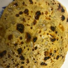 Indian bread Missi Roti A picture of Indian bread Missi Roti.