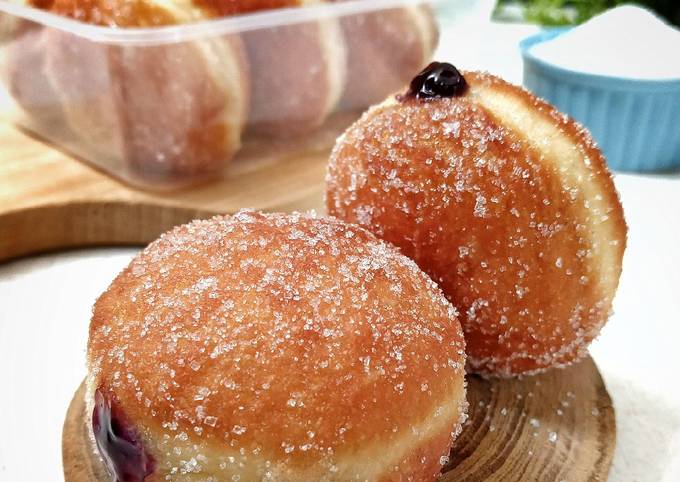 Resep Donat Bomboloni Empuk 1x Proofing Oleh Nana Hanif - Cookpad