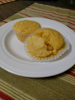 A picture of Healthy Cornbread Muffins.