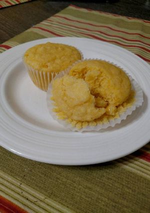 A picture of Healthy Cornbread Muffins.
