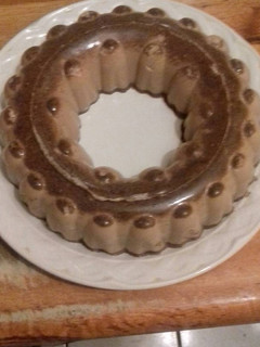 Una foto de Chocolate caliente; hecho gelatina