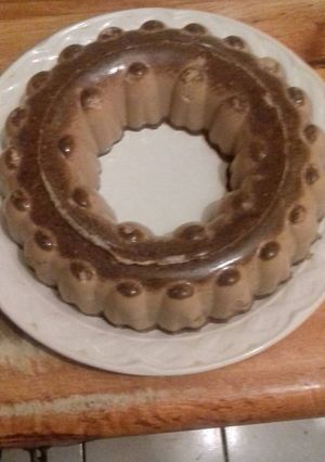 Una foto de Chocolate caliente; hecho gelatina