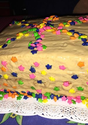 Una foto de Pastel de dulce de leche 🍰❤️