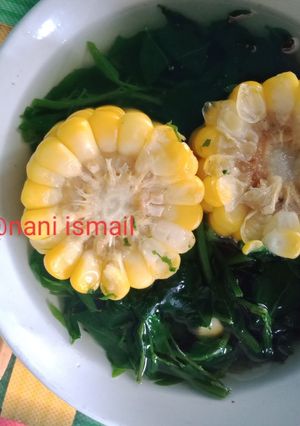 Foto resep Sayur bening katuk+jagung(tegean katu)