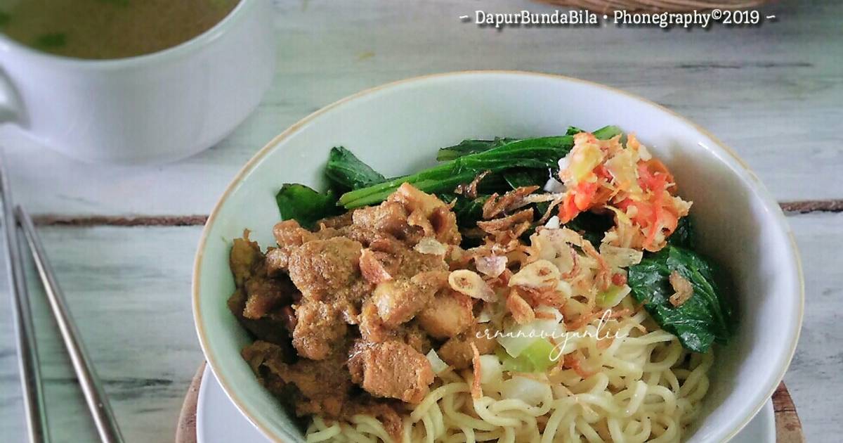 505 resep  mie  ayam  jamur  enak dan sederhana Cookpad