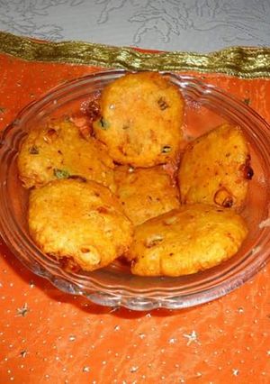 A picture of Sweetcorn potato tikki.