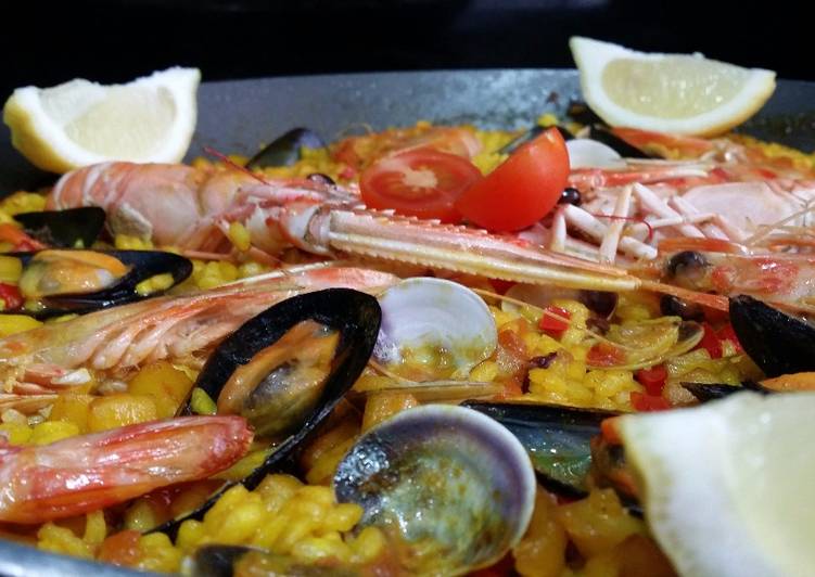 Paella de marisco