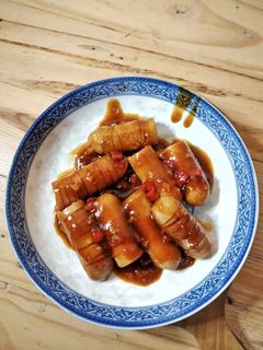 Foto resep Sosis dengan Saus Gochujang