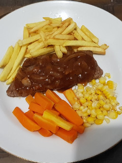 Foto resep Steak daging simple
