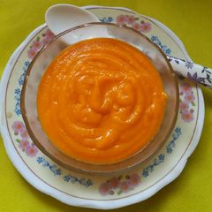 Carrot rice porridge A picture of Carrot rice porridge.