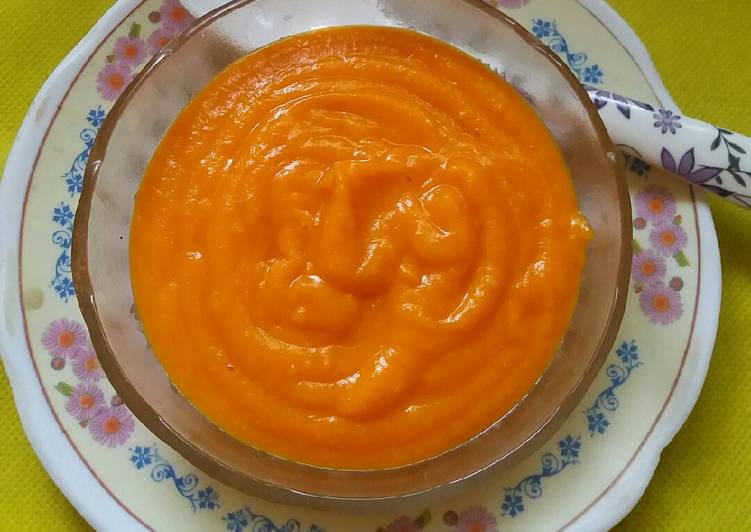 Recipe of Quick Carrot rice porridge