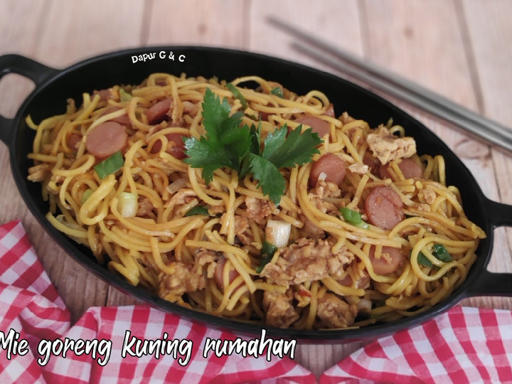 Resep Mie goreng kuning rumahan yang Menggugah Selera