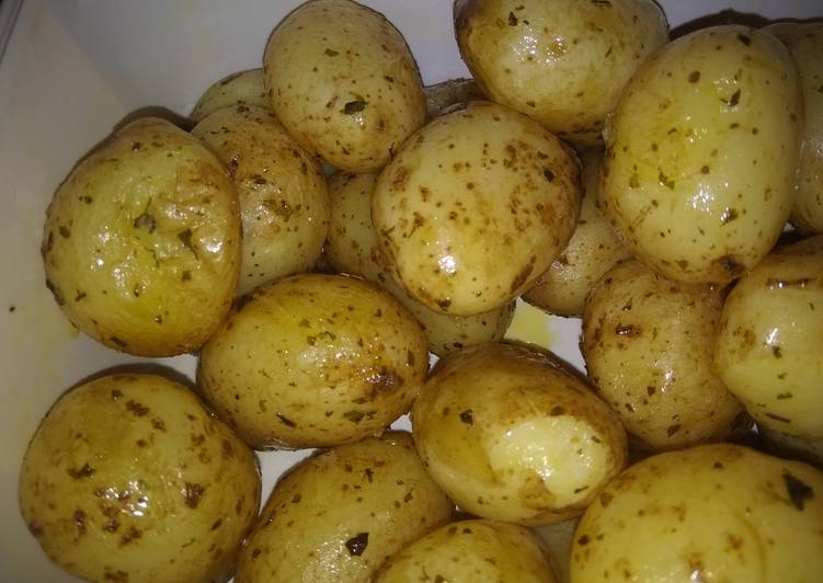 Pot roast potatoes