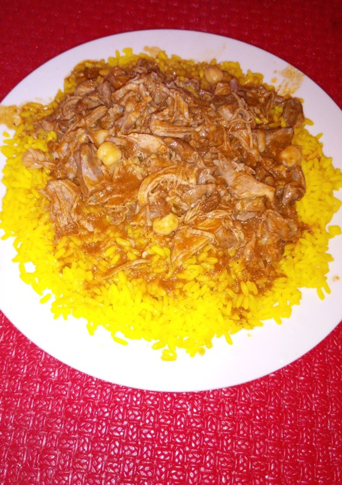 صورة لوصفة أرز بالحم