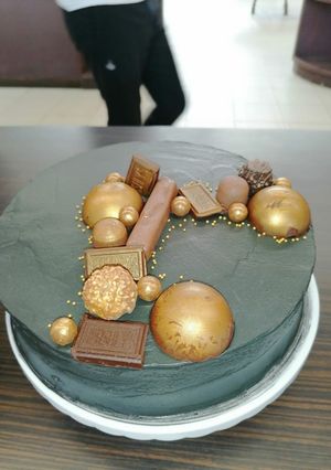 Una foto de Pastel de chocolate