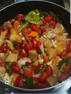 Foto resep Oseng tahu kulit melinjo