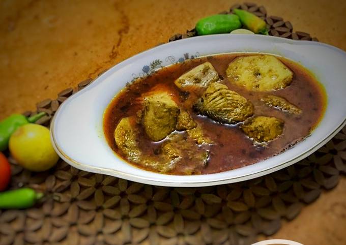 Recipe of Perfect Fish curry with naan