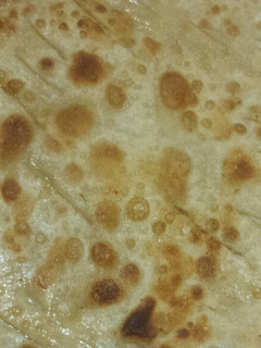 A picture of Left over daal paratha.