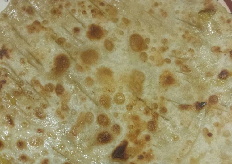 Left over daal paratha