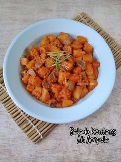 Foto resep Balado Kentang Ati Ampela