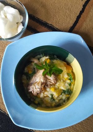 Foto resep Bubur Manado praktis