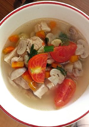 Foto resep Sup Ayam Jamur