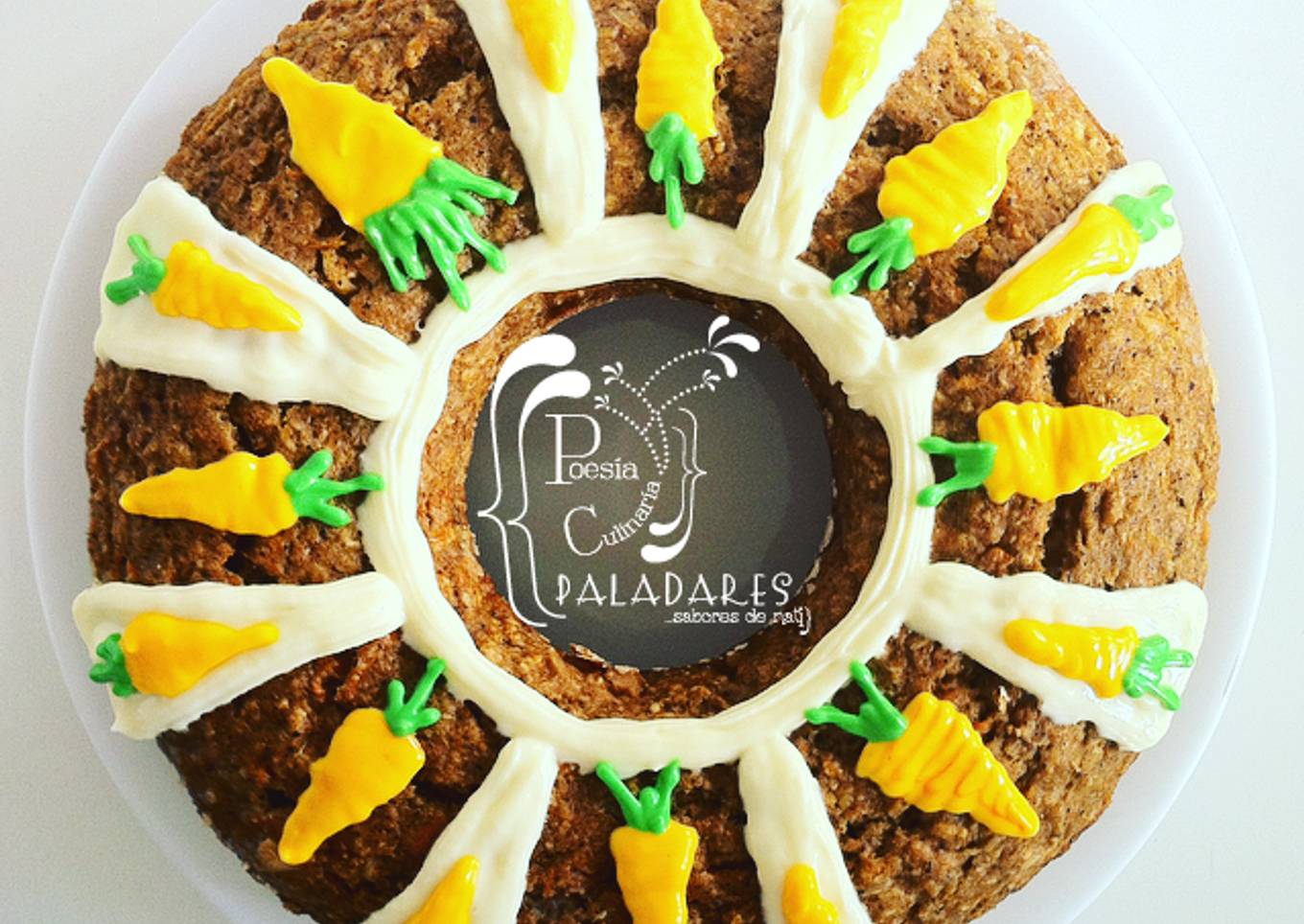 Pastel de zanahoria y calabaza