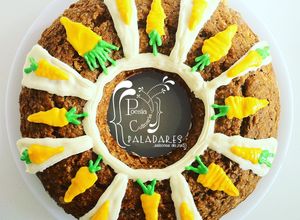 Una foto de Pastel de zanahoria y calabaza