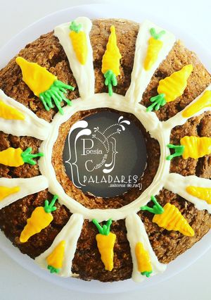 Una foto de Pastel de zanahoria y calabaza