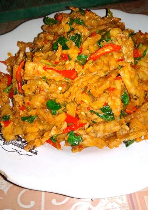 Foto resep Orek tempe daun kemangi