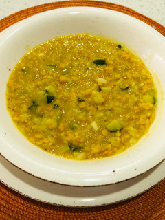 Una foto de Curry de lentejas rojas