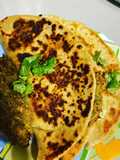 Tacos of sarso saag filling