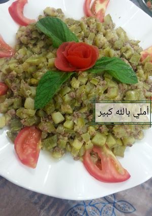 صورة لوصفة مفركة كوسا شهية