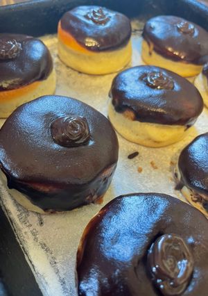 Una foto de Sufganiot para Hanukka