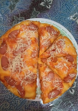 Foto resep Pizza tanpa ulen praktis
